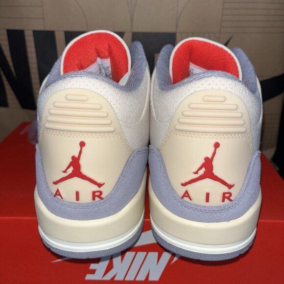 NEW Nike Air Jordan Retro 3 “Muslin” DH7139 100 Men Size 8.5 - Picture 4 of 7
